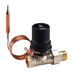 Danfoss Ventilgehäuse RAV, DN 20/8, R 3/4", Durchgangsausführung, matt vernickelt, 01... DANFOSS-013U0022 5702420010373 (Abb. 1)