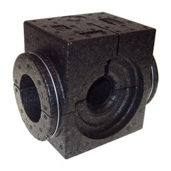 Danfoss EPP-Isolierschale für ASV-P/PV/I/M und USV-I/M, DN 25, bis 120 Grad C, Schwar... DANFOSS-003L8172 5702421602942 (Abb. 1)