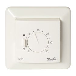 Danfoss elektronisches Thermostat ECtemp 532 230V, 5-35 Grad C mit Raum-/Leitungsfühl... DANFOSS-088L0035 5703466129005 (Abb. 1)