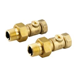 Danfoss Verschraubung mit Kugelhahn DN 15 x Rp 1/2" für MTCV 15, 003Z1037... DANFOSS-003Z1037 5702424065287 (Abb. 1)