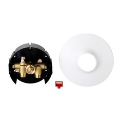 Danfoss Wandeinbaukasten für Fussbodenheizung Abdeckung quadratisch G 3/4" A, 003L100... DANFOSS-003L1000 5702420037714 (Abb. 1)