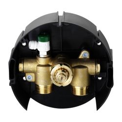 Danfoss Wandeinbaukasten für Fussbodenheizung Abdeckung rund, G 3/4" A, 003L1015... DANFOSS-003L1015 5702420047638 (Abb. 1)