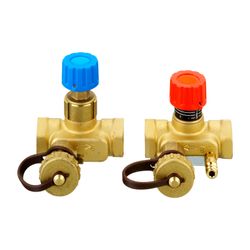Danfoss Absperrventil und Regulierventil Set USV, DN 15, mit USV-I und USV-M, Rp 1/2"... DANFOSS-003Z2141 5702420068121 (Abb. 1)