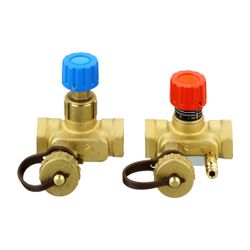 Danfoss Absperrventil und Regulierventil Set USV, DN 15, mit USV-I und USV-M, Rp 1/2"... DANFOSS-003Z2141 5702420068121 (Abb. 1)