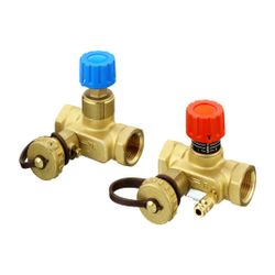 Danfoss Absperrventil und Regulierventil Set USV, DN 15, mit USV-I und USV-M, Rp 1/2"... DANFOSS-003Z2141 5702420068121 (Abb. 1)