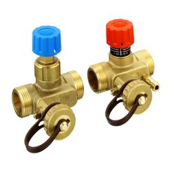 Danfoss Absperrventil und Regulierventil Set USV, DN 25, mit USV-I und USV-M, Rp 1", ... DANFOSS-003Z2143 5702420068145 (Abb. 1)