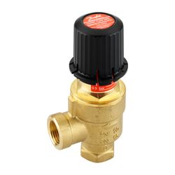 Danfoss Überströmventil AVDO, DN 15, Rp 1/2", Eckausführung, mit Innen-Muffengewinde,... DANFOSS-003L6002 5702420017136 (Abb. 1)