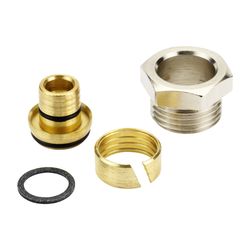 Danfoss Klemmverbinder, R 1/2" Außengewinde auf 16x2mm, für Alu-Verbundrohre AluPex... DANFOSS-013G4176 5702420036731 (Abb. 1)