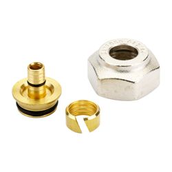 Danfoss Klemmverbinder, G 3/4" Innengewinde auf 12x2mm, für VPE-Kunststoffrohre PEX... DANFOSS-013G4152 5702420032863 (Abb. 1)