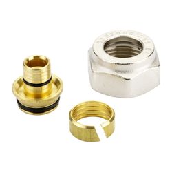 Danfoss Klemmverbinder, G 3/4" Innengewinde auf 16x1,5mm, für VPE-Kunststoffrohre PEX... DANFOSS-013G4157 5702420033433 (Abb. 1)