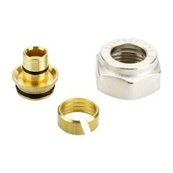 Danfoss Klemmverbinder, G 3/4" Innengewinde auf 16x2,2mm, für VPE-Kunststoffrohre PEX... DANFOSS-013G4163 5702420033457 (Abb. 1)