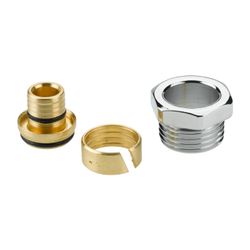 Danfoss Klemmverbinder, R 1/2"AG auf 16x2mm, für VPE-Kunststoffrohre PEX, verchromt... DANFOSS-013G4198 5702420071510 (Abb. 1)