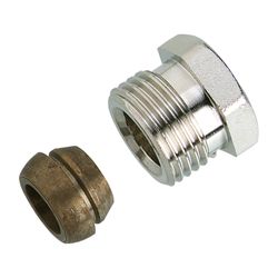 Danfoss Klemmverbinder, R 3/8" Außengewinde auf 12mm, für Stahl- und Kupferrohre... DANFOSS-013G4102 5702420033129 (Abb. 1)