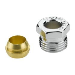 Danfoss Klemmverbinder, R 1/2" Außengewinde auf 12mm, für Stahl- und Kupferrohre, ver... DANFOSS-013G4193 5702420071442 (Abb. 1)