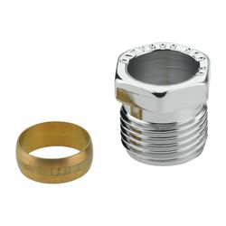 Danfoss Klemmverbinder, R 1/2" Außengewinde auf 16mm, für Stahl- und Kupferrohre, ver... DANFOSS-013G4196 5702420071473 (Abb. 1)