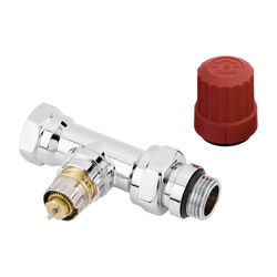 Danfoss Ventilgehäuse RA-NCX, DN 15, R 1/2", Durchgangsausführung, verchromt, 013G423... DANFOSS-013G4238 5702420072197 (Abb. 1)