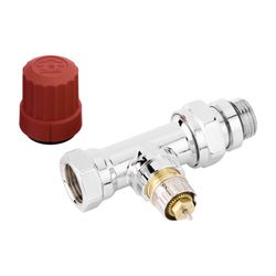 Danfoss Ventilgehäuse RA-NCX, DN 15, R 1/2", Durchgangsausführung, verchromt, 013G423... DANFOSS-013G4238 5702420072197 (Abb. 1)