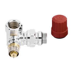 Danfoss Ventilgehäuse RA-NCX, DN 15, R 1/2", Winkelausführung rechts, verchromt, 013G... DANFOSS-013G4239 5702420072180 (Abb. 1)