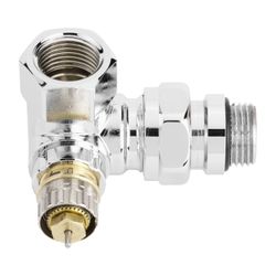 Danfoss Ventilgehäuse RA-NCX, DN 15, R 1/2", Winkelausführung rechts, verchromt, 013G... DANFOSS-013G4239 5702420072180 (Abb. 1)