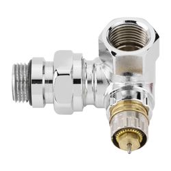 Danfoss Ventilgehäuse RA-NCX, DN 15, R 1/2", Winkelausführung links, verchromt, 013G4... DANFOSS-013G4240 5702420072173 (Abb. 1)