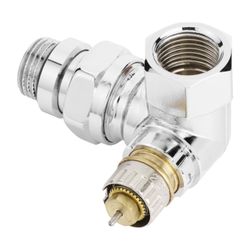 Danfoss Ventilgehäuse RA-NCX, DN 15, R 1/2", Winkelausführung links, verchromt, 013G4... DANFOSS-013G4240 5702420072173 (Abb. 1)