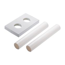 Danfoss Wandrosette eckig Verkehrsweiß, für VHX 50mm Anschluss, 013G3207... DANFOSS-013G3207 5702420083025 (Abb. 1)