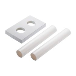 Danfoss Wandrosette eckig Verkehrsweiß, für VHX 50mm Anschluss, 013G3207... DANFOSS-013G3207 5702420083025 (Abb. 1)