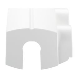 Danfoss Kunststoffabdeckung für VHS, Eckausführung, Badheizkörper, Weiß, 013G4673... DANFOSS-013G4673 5702420052533 (Abb. 1)