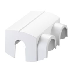Danfoss Kunststoffabdeckung für VHS, Eckausführung, Badheizkörper, Weiß, 013G4673... DANFOSS-013G4673 5702420052533 (Abb. 1)