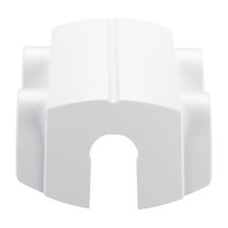 Danfoss Kunststoffabdeckung für VHS, Durchgangsausführung, Badheizkörper, Weiß, 013G4... DANFOSS-013G4674 5702420052557 (Abb. 1)