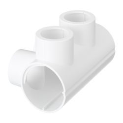 Danfoss Kunststoffverkleidung für VHS, Eckausführung, Rund, Kunststoff, RAL 9016, 013... DANFOSS-013G4755 5702420041070 (Abb. 1)