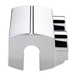 Danfoss Kunststoffabdeckung für VHS, Eckausführung, Badheizkörper, Chrom, 013G4779... DANFOSS-013G4779 5702420052564 (Abb. 1)
