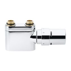 Danfoss Anschlussarmatur VHX Duo Set R 1/2", Durchgangsausführung, Chrom, 013G4276... DANFOSS-013G4276 5702420072777 (Abb. 1)