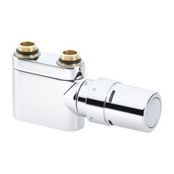 Danfoss Anschlussarmatur VHX Duo Set R 1/2", Durchgangsausführung, Chrom, 013G4276... DANFOSS-013G4276 5702420072777 (Abb. 1)