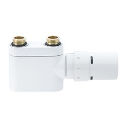 Danfoss Anschlussarmatur VHX Duo Set R 1/2", Durchgangsausführung, Verkehrsweiß, 013G... DANFOSS-013G4278 5702420072791 (Abb. 1)