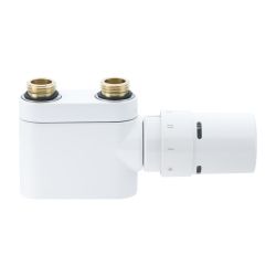 Danfoss Anschlussarmatur VHX Duo Set R 1/2", Durchgangsausführung, Verkehrsweiß, 013G... DANFOSS-013G4278 5702420072791 (Abb. 1)