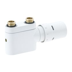 Danfoss Anschlussarmatur VHX Duo Set R 1/2", Durchgangsausführung, Verkehrsweiß, 013G... DANFOSS-013G4278 5702420072791 (Abb. 1)