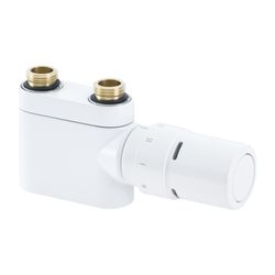 Danfoss Anschlussarmatur VHX Duo Set R 1/2", Durchgangsausführung, Verkehrsweiß, 013G... DANFOSS-013G4278 5702420072791 (Abb. 1)