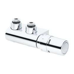 Danfoss Anschlussarmatur VHX Duo Set R 1/2", Eckausführung, Chrom, 013G4279... DANFOSS-013G4279 5702420073200 (Abb. 1)