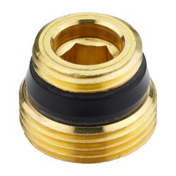 Danfoss Anschlussstück für RLV-K und VHS mit Dichtung für Ventil-Heizkörper mit R1/2,... DANFOSS-003L0295 5702420034928 (Abb. 1)