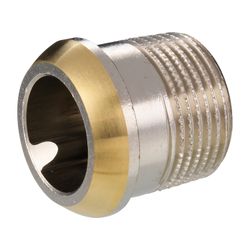 Danfoss Nippel kurz für RA, RAV, RAVL, RLV und AVDO, R 1" gekürzt 4mm, Gesamtlänge 35... DANFOSS-013U0407 5702420000640 (Abb. 1)