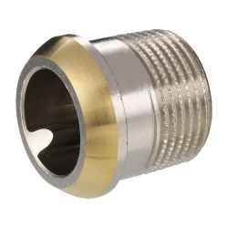 Danfoss Nippel kurz für RA, RAV, RAVL, RLV und AVDO, R 1" gekürzt 4mm, Gesamtlänge 35... DANFOSS-013U0407 5702420000640 (Abb. 1)