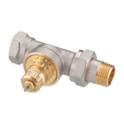 Danfoss Ventilgehäuse RA-G, DN 15, R 1/2", Durchgangsausführung, matt vernickelt, 013... DANFOSS-013G1675 5702420111247 (Abb. 1)