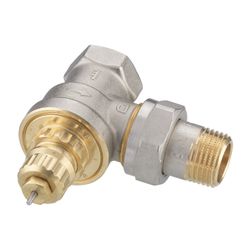 Danfoss Ventilgehäuse RA-G, DN 15, R 1/2", Eckausführung, matt vernickelt, 013G1676... DANFOSS-013G1676 5702420111254 (Abb. 1)