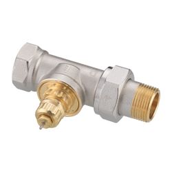 Danfoss Ventilgehäuse RA-G, DN 20, R 3/4", Durchgangsausführung, matt vernickelt, 013... DANFOSS-013G1677 5702420111001 (Abb. 1)