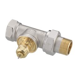 Danfoss Ventilgehäuse RA-G, DN 20, R 3/4", Durchgangsausführung, matt vernickelt, 013... DANFOSS-013G1677 5702420111001 (Abb. 1)