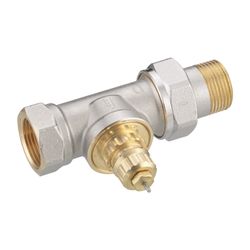 Danfoss Ventilgehäuse RA-G, DN 20, R 3/4", Durchgangsausführung, matt vernickelt, 013... DANFOSS-013G1677 5702420111001 (Abb. 1)
