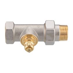 Danfoss Ventilgehäuse RA-G, DN 25, R 1/1", Durchgangsausführung, matt vernickelt, 013... DANFOSS-013G1679 5702420111278 (Abb. 1)