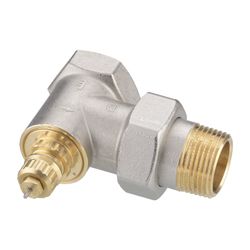 Danfoss Ventilgehäuse RA-G, DN 25, R 1/1", Eckausführung, matt vernickelt, 013G1680... DANFOSS-013G1680 5702420111285 (Abb. 1)