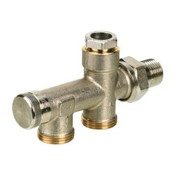 Danfoss Kupplungsgehäuse RA-K, Heizkörper R 1/2", Anlage G 3/4" Außengewinde, 013G336... DANFOSS-013G3367 5702420031811 (Abb. 1)